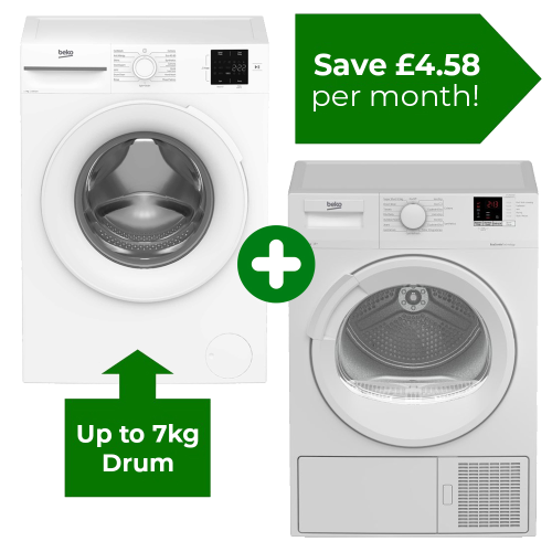 Product: COMBO DEAL: Washing Machine and Condenser Tumble Dryer Rental