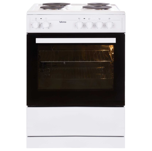 Product: BRAND NEW: Altimo 60cm Solid Plate Cooker White Rental