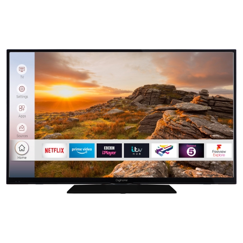 49 Inch UHD 4K HDR Smart Television with Netflix and Amazon Prime
